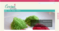 Desktop Screenshot of cocinadevalen.com