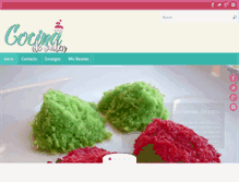 Tablet Screenshot of cocinadevalen.com